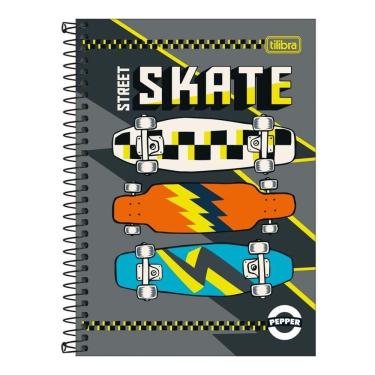 Imagem de Caderno Espiral Capa Dura Pequeno 1/4 Pepper 80 Folhas Tilibra Estampa 4