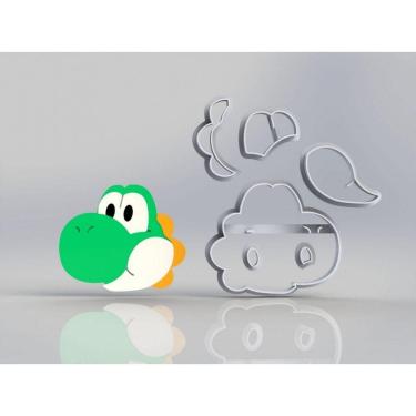 Imagem de Cortador Super Mario - Yoshi- Modular Tamanho 6 Cm