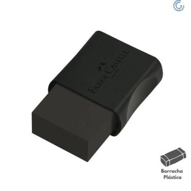 Imagem de Borracha Plástica Tk Preto Pequena - Faber Castell