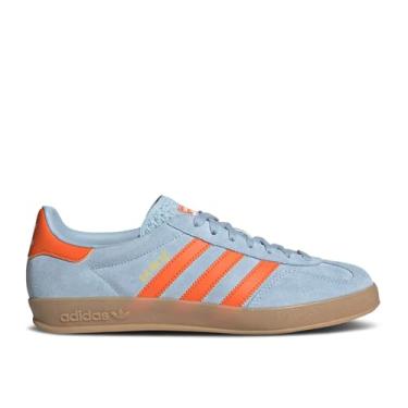 Imagem de adidas Tênis masculino Gazelle Indoor, Azul maravilha / laranja / branco nuvem, 38