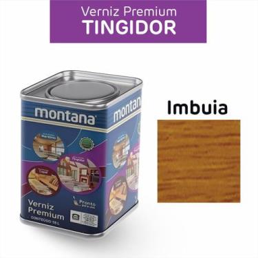 Imagem de Verniz Proteção para Madeira Brilhante Montana Tingidor 18 litros, Imb