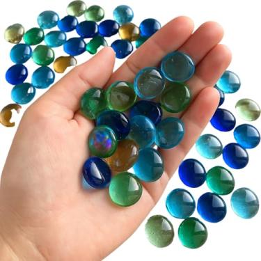 Imagem de Pedra Gema de Vidro Decorativa Sortida 1000g Para Vasos, Arranjos, Aquários, Terrários, Festas e Artesanato - Brucaro Prime