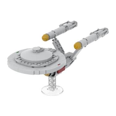 Imagem de MOOXI - MOC Star Space Trek Starship 1701 Building Set,Creative Sci-Fi Movie Building Blocks Spaceship Model Kit,Gifts for Sci-Fi Movie Lovers(233pcs)