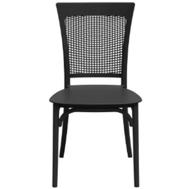 Imagem de Cadeira Robust Palha Forte Plástico Cor Preto