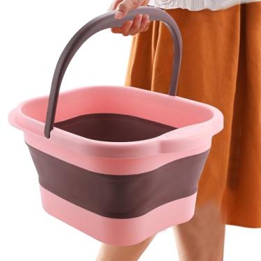 Imagem de Rrlihjgu Banheira de Mergulho para Pés | Ofurô de Para Mergulhar os Pés Com Pontos de Massagem - Balde de Mergulho para Pedicure para a Família