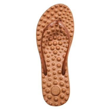 Imagem de Sandalia Ortopedica Flyfeet Relax Anabela, Marrom