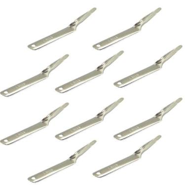 Imagem de Kit 10 Extratores de Grampos Espátula Zincado - Cavia