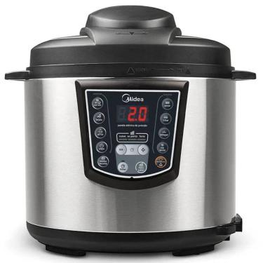 Imagem de Panela de Pressão Elétrica 6 Litros c/ 9 Dispositivos de Segurança Midea Liva