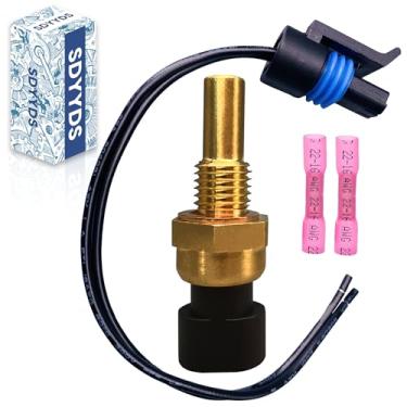 Imagem de SDYYDS 213-4514 213-4333 19236568 Sensor de temperatura do líquido de arrefecimento do motor com conector Pigtail – Compatível com Buick Lacrosse, Chevy Silverado, GMC Yukon e mais