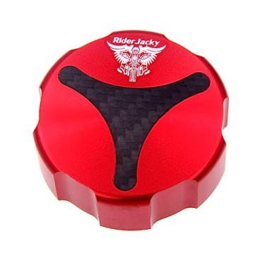 Imagem de Riderjacky Para BMW R1200C 1996-2005, R 1200C Indep.2001-2004, R1200CL 2002-2005, R1200GS 2003-2013, R1200 GS Adventure 2005-2014 CNC Reservação de fluido de freio traseiro de motocicleta voir tampa tampa tampa