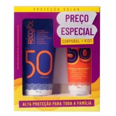 Imagem de Kit Ricosol Protetor Solar FPS50 Corpo 180g + Kids 100g - Ricosol