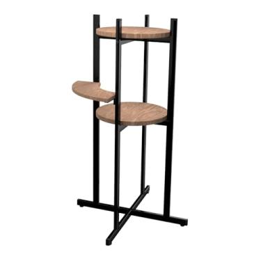 Imagem de DimyFew Suporte para dispensador de água, suporte de chão, economizador de espaço, para plantas, organizador de garrafas de água para presente de inauguração, Preto