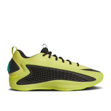 Imagem de Adidas Tênis de basquete Preloved Anthony Edwards 1 Lime/Preto de cano baixo por Adidas, Preloved Lime/Core Black/Pure Teal, 38