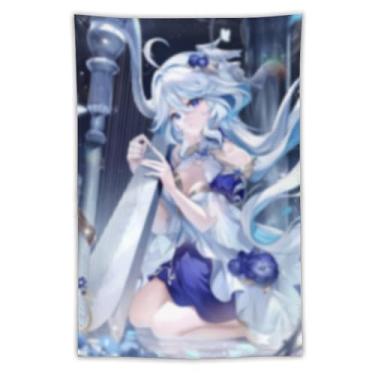 Imagem de LIEGBMEU Sexy Bikini Hot Anime Girl Tapeçaria 101.6 cm x 152.4 cm Interior Exterior Wall Quilt Art Decoração de Tapeçaria Caprichosa, AF103