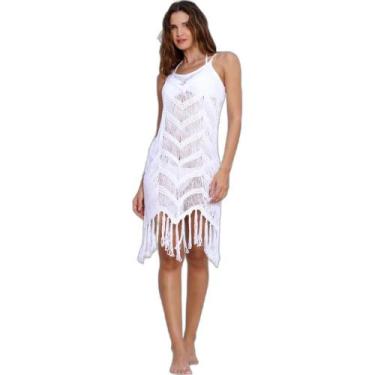 Imagem de Saída De Praia Areia Branca Vestido Baly Branca, P