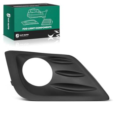 Imagem de YHTAUTO Capa de farol de neblina com orifício de luz para Nissan Altima 2016-2018, capa de acabamento da lâmpada de para-choque dianteiro moldura de farol de neblina motorista esquerdo