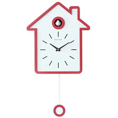 Imagem de Relógios de parede silenciosos arte criativa decoração de parede cozinha relógio de parede cuco relógios de parede grandes operados por bateria para salas de estudo