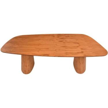 Imagem de Mesa Jantar Dunas 200x108 Orgânica Em Madeira Amêndoa - Fassina