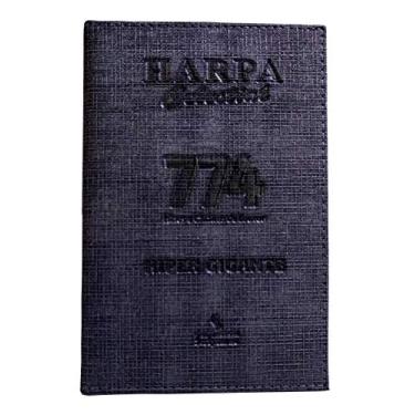 Imagem de Harpa Celestial Luxo 774 Hinos e Cânticos Capa Preta Com Textura