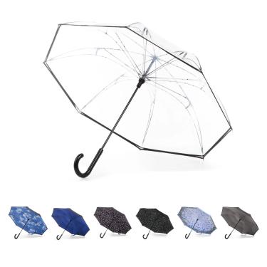 Imagem de Totes InBrella – Guarda-chuva de fechamento reverso com revestimento invisível repelente de água – Fecho automático, invertido, sem gotejamento e teto de tempestade para clima chuvoso
