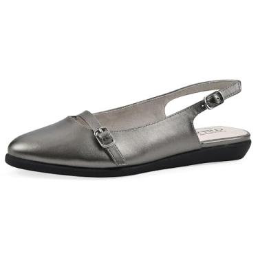 Imagem de Cliffs by White Mountain Sapatilha feminina Miloni acolchoada, Estanho/Metálico, 35