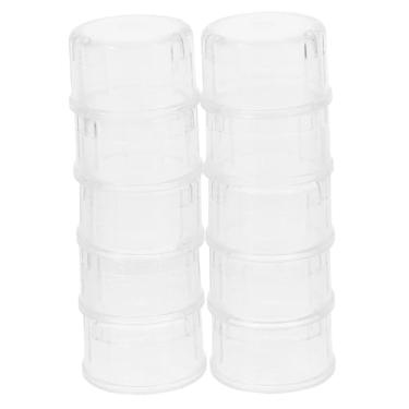 Imagem de Cabilock 10 tampas para copos de vinho, barra de chá de limão, capas de coqueteleira, anti-respingos, capas de copo de rodízio, cama, coqueteleira, tampas grandes de plástico