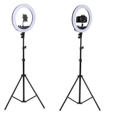 Imagem de Ring Light 10 " e Tripé Para Youtube Maquiagem p/ Fotografia - EBAY