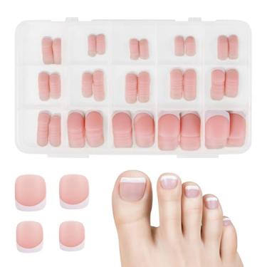 Imagem de ESUOHYM Kit De Extensão Unhas Postiças Quadradas Com 150 Peças, Cobertura Total, 12 Tamanhos, Para Salão Beleza Feminino, Faça Você Mesmo