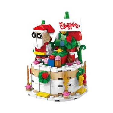 Imagem de Conjunto De Blocos De Construção De Natal 6 Em 1 Casa De Vila De Inver