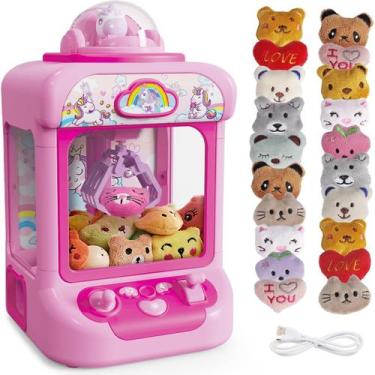 Imagem de Claw Machine Marlrin Unicorn com som e 20 mini brinquedos de pelúcia