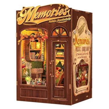 Imagem de Kit de casa de quarto em miniatura DIY Fsolis Book Nook Memories Music