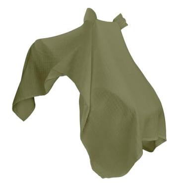 Imagem de YIJU Capa para cadeirinha de carro, capa para canguru de bebê, universal, musselina macia de algodão, proteção contra o vento, capota para cadeirinha de, Abacate