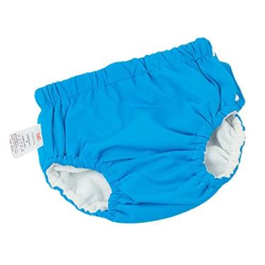 Imagem de simhoa Fraldas de Natação para Bebês Fraldas Laváveis Absorventes Reutilizáveis, Azul (for12-14KG)