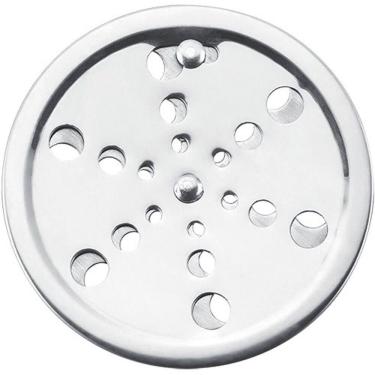 Imagem de Grelha Inox Redonda sem Caixilho 10cm - PR7404 - PINCÉIS ATLAS