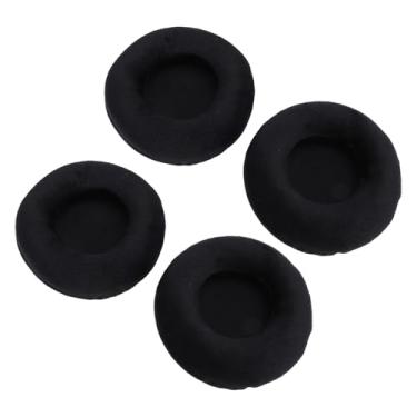 Imagem de Bewinner Atualização de Veludo de Espuma de Memória de Reposição para As Orelhas Confortável Usando 4 Pacote para MDR DS7000 RF6000 (Preto)