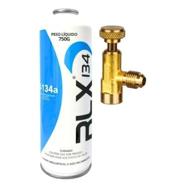 Imagem de Válvula Perfuradora com Fluido Refrigerante R134a, 750g, para Ar Condicionado