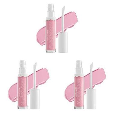 Imagem de Batom líquido Wet n Wild Cloud Pout Marshmallow Pink x3