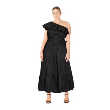 Imagem de City Chic Vestido feminino plus size - Kiama, Preto, 26 Plus