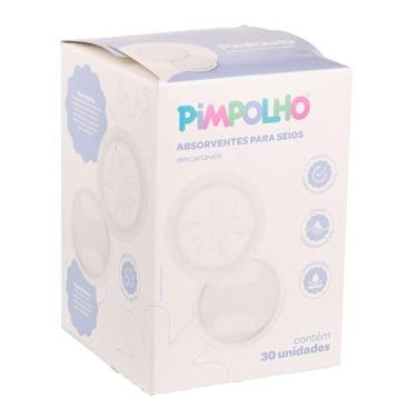 Imagem de Absorventes Para Seios Descartáveis Pimpolho com 30 Unidades