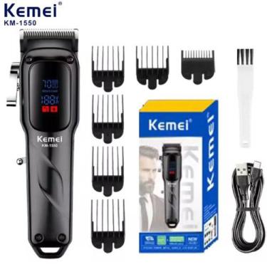 Imagem de Máquina de Cortar Cabelo Profissional Km-1550 Kemei