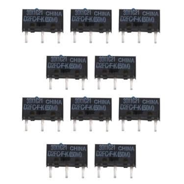 Imagem de 10 peças/conjunto D2FC-F-K (50 m) D2FC-F-K Mouse Micro Switch para OMRON