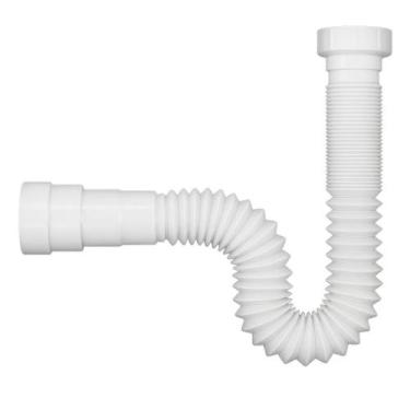 Imagem de Sifao sanfonado simples univ arr pvc 5200 blukit