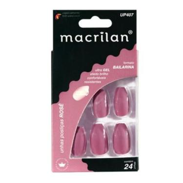 Imagem de Unhas Postiças Bailarina Rose UP407 - Macrilan
