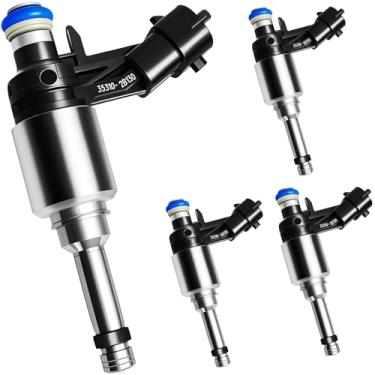 Imagem de SeyPon Conjunto de 4 injetores de combustível 35310-2B130 aptos para Hyundai: Accent/Veloster, para Kia: Rio/Soul, 2012-2017 1.6L naturalmente aspirado (não para Turbo), OEM # 353102B130