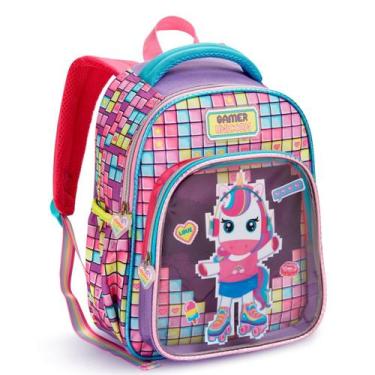 Imagem de Mochila Escolar Infantil Grande Costas alça reforçada personagens - De