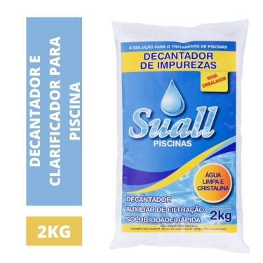 Imagem de Sulfato Alumínio Decantador Clarificante Piscinas Suall 2Kg