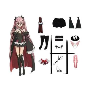 Imagem de Fantasia De Cosplay De Mulheres Owari No Seraph, Uniforme De Bruxa Vam