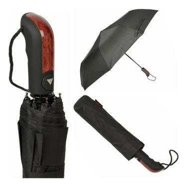 Imagem de Guarda Chuva Automático Reforçado Resistente Contra Vento So