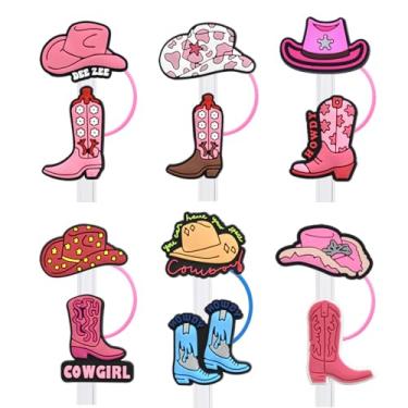 Imagem de Diferentes tampas de palha para copo Stanley, 10 mm de diâmetro, à prova de poeira, reutilizável, fofo, protetor de canudo