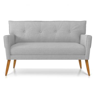 Imagem de Namoradeira Anitta Linho D'rossi A05 Cinza Claro